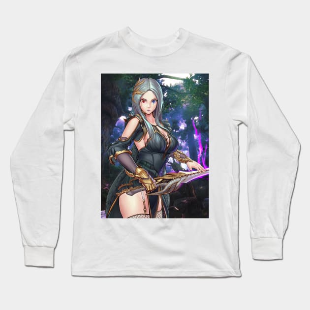 Azaerea (Black Desert Online) Long Sleeve T-Shirt by hybridmink